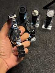 Black Arabic Aura Watch Premium Stainless Steel Edition