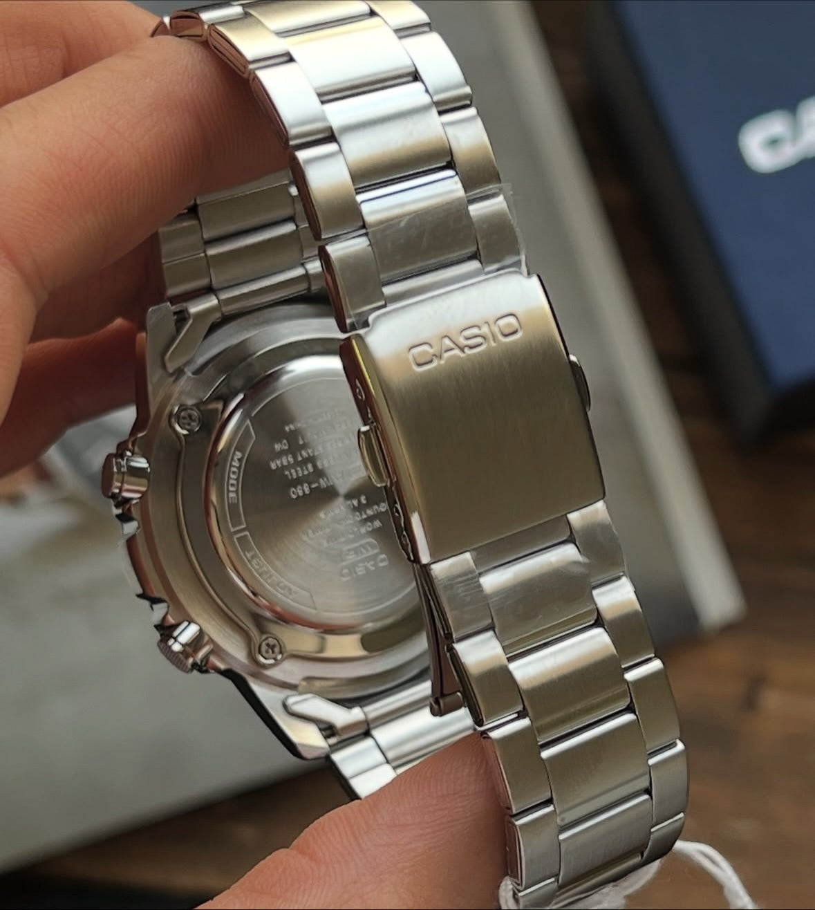 Casio Iconic Green Precision Stylish Digital & Analog Watch with Dual Time Display